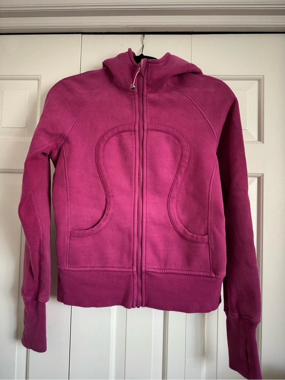 lululemon athletica Magenta Full-Zip Scuba Hoodie